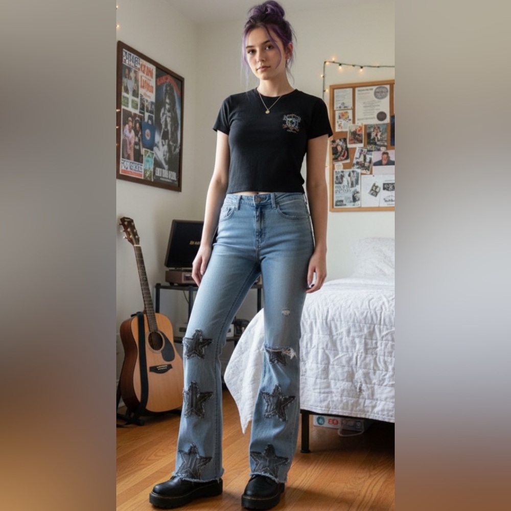 Hot Topic Light Blue Denim Jeans